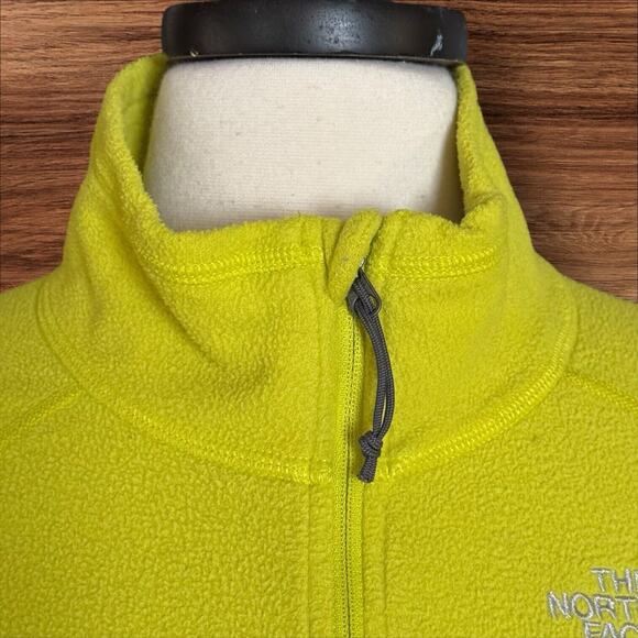 The North Face Fleece 1/4 Zip Pullover Womens Sz Large Shaped Kangaroo Pocket - Picture 6 of 11
